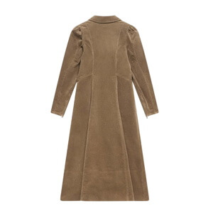 Mint Velvet Brown Corduroy Midi Dress